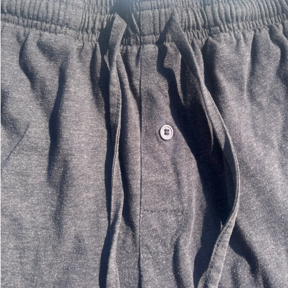 Polaroid Photography Lounge Shorts Mens Small Charcoal Gray Rainbow Graphic